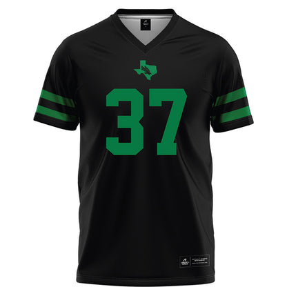North Texas - NCAA Football : Ian Ratliff - Black Football Jersey-0