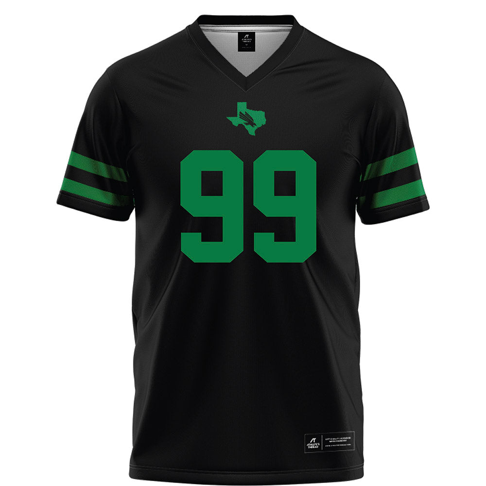North Texas - NCAA Football : Avion Carter - Black Football Jersey-0