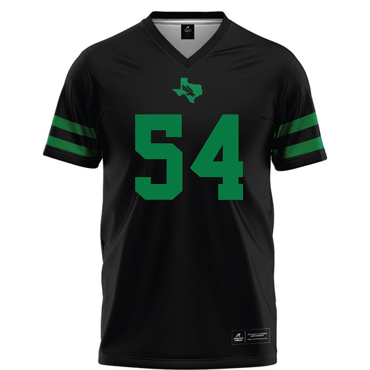 North Texas - NCAA Football : Henry Fenuku - Black Football Jersey-0