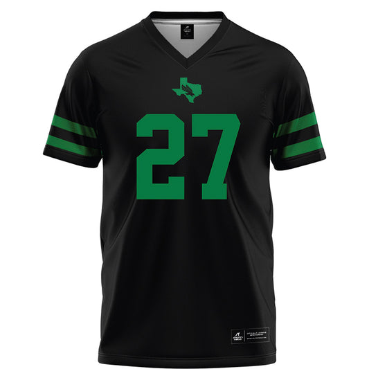 North Texas - NCAA Football : Julian Knox - Black Football Jersey-0