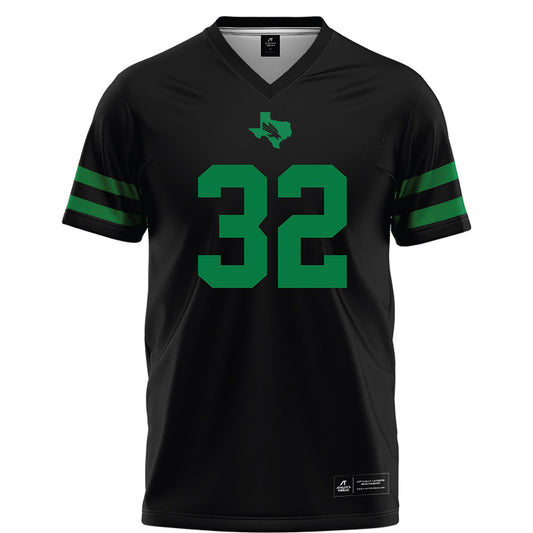 North Texas - NCAA Football : Anthony Benford - Black Football Jersey-0