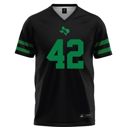 North Texas - NCAA Football : Brayden Knox - Black Football Jersey-0