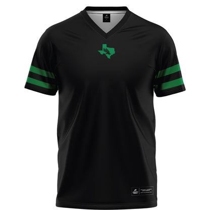 North Texas - NCAA Football : Luke Crudgington - Black Football Jersey-0