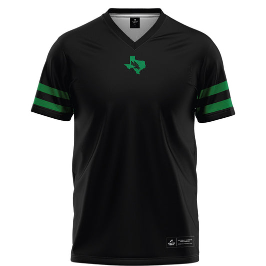 North Texas - NCAA Football : Luke Crudgington - Black Football Jersey-0