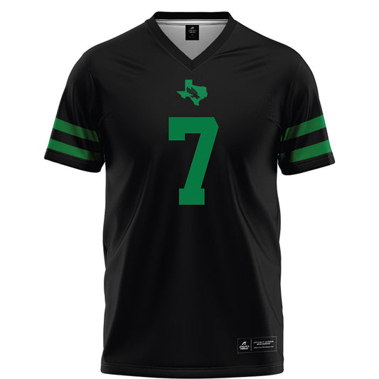 North Texas - NCAA Football : Max Reese - Black Football Jersey-0