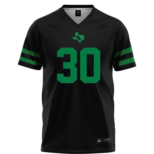 North Texas - NCAA Football : BJ Allen Jr. - Black Football Jersey-0