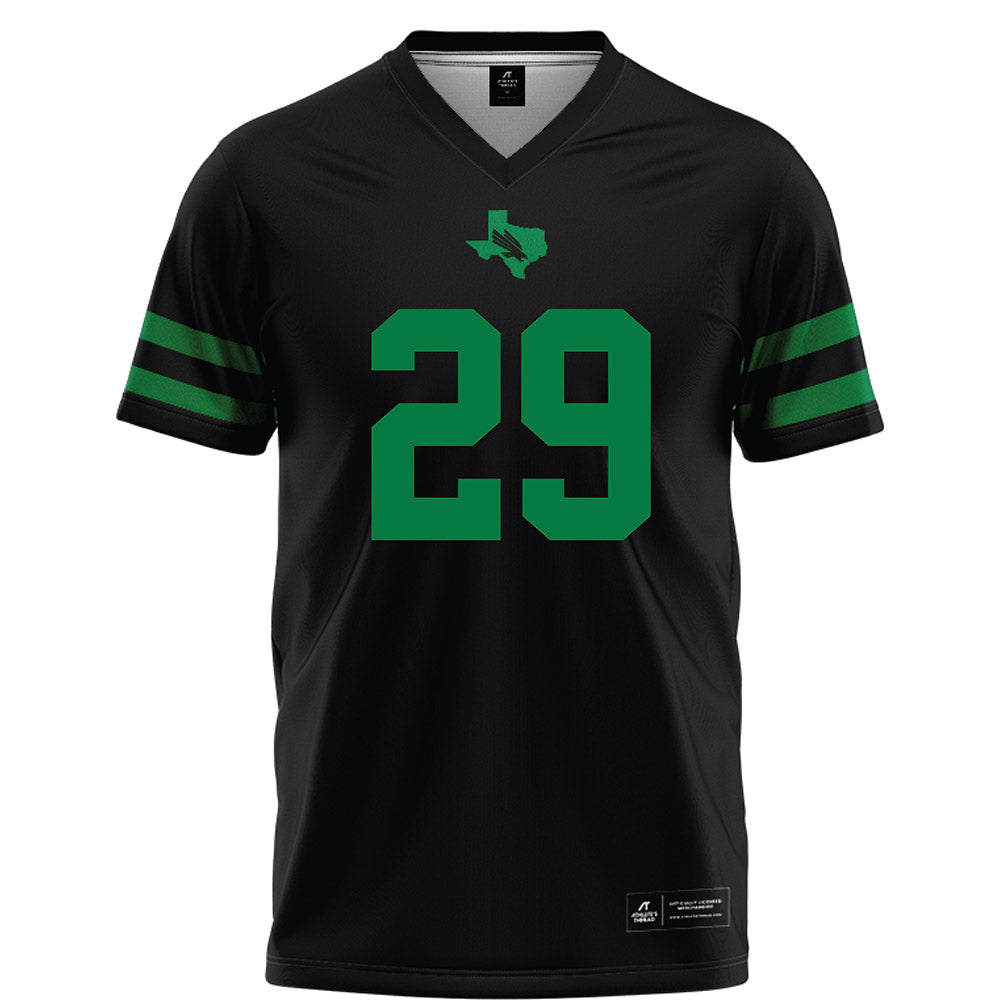 North Texas - NCAA Football : Kamdon McFarland - Black Football Jersey-0