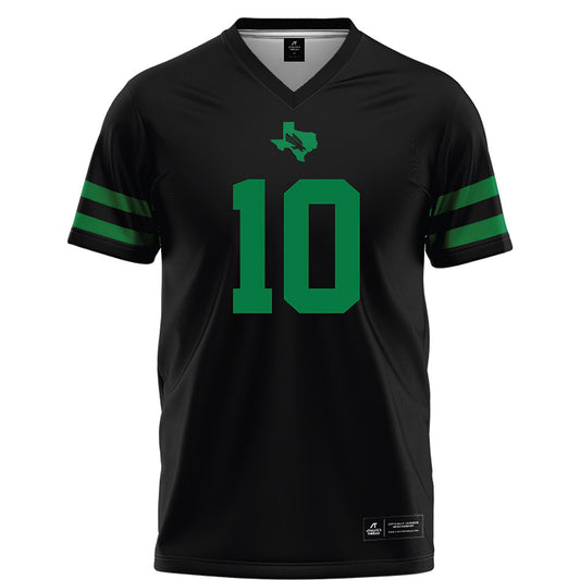 North Texas - NCAA Football : Patrick Smith-Young - Black Football Jersey-0