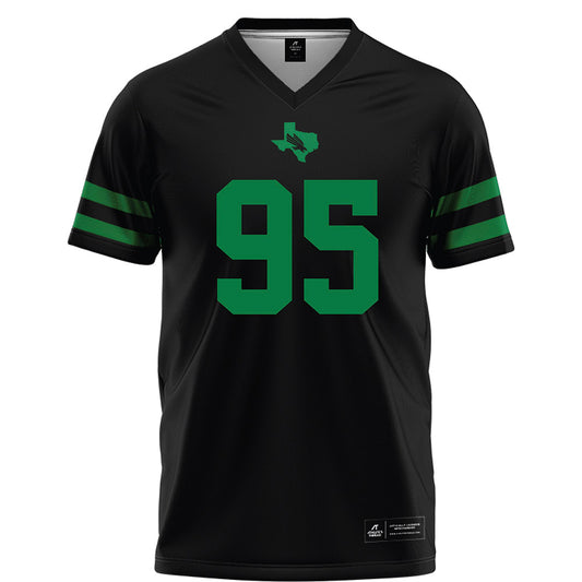 North Texas - NCAA Football : Rudy Vargas - Black Football Jersey-0