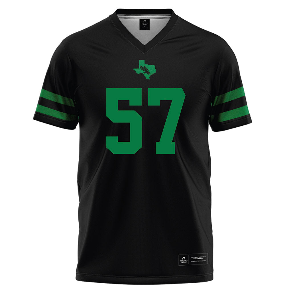 North Texas - NCAA Football : Chandler Strong - Black Football Jersey-0