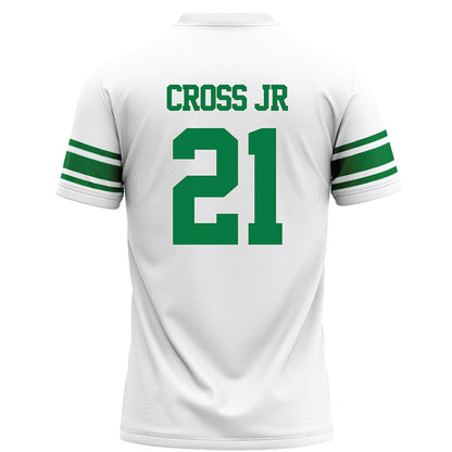 North Texas - NCAA Football : Jason Cross Jr - White Football Jersey-1