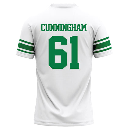 North Texas - NCAA Football : Drew Cunningham - White Football Jersey-1