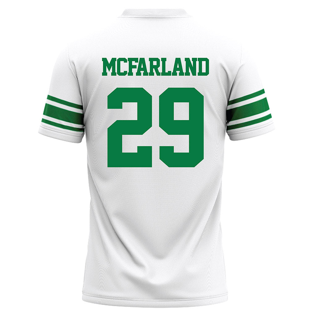 North Texas - NCAA Football : Kamdon McFarland - White Football Jersey-1