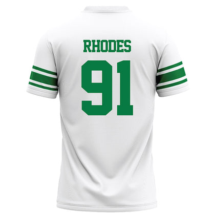 North Texas - NCAA Football : Davion Rhodes - White Football Jersey-1