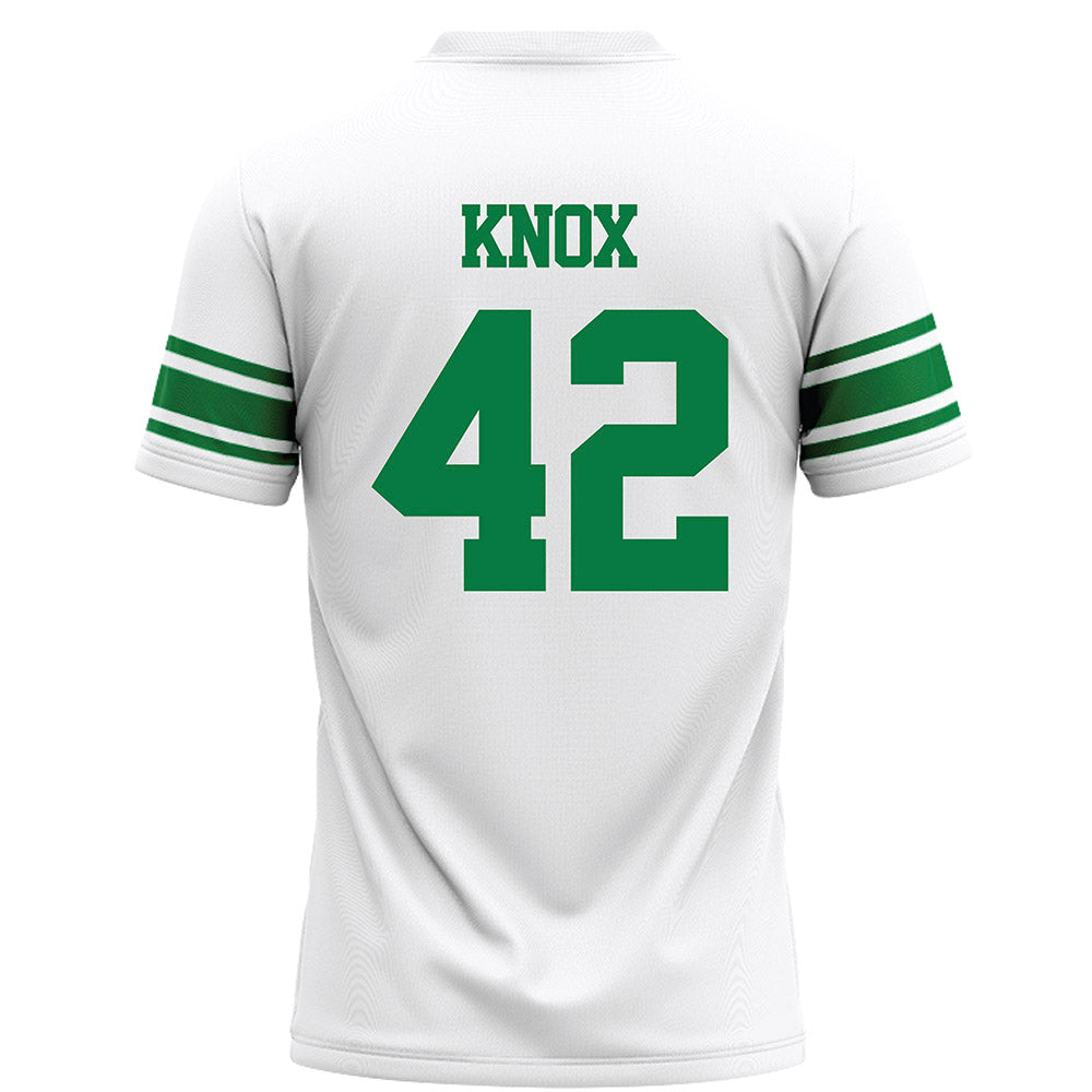 North Texas - NCAA Football : Brayden Knox - White Football Jersey-1