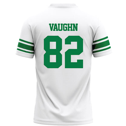 North Texas - NCAA Football : Connor Vaughn - White Football Jersey-1