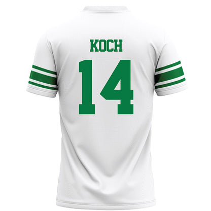 North Texas - NCAA Football : Kyle Koch - White Football Jersey-1