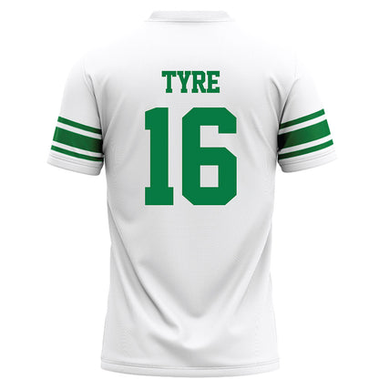North Texas - NCAA Football : James Tyre - White Football Jersey-1