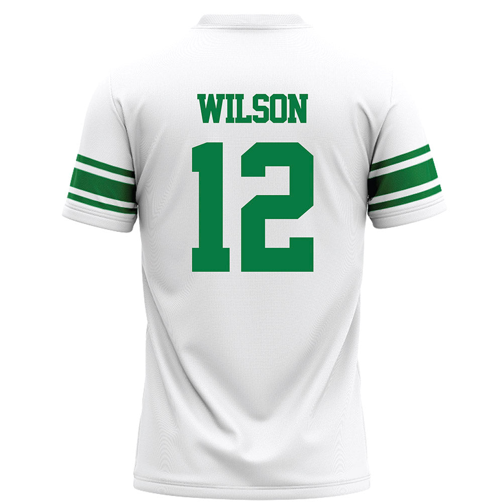 North Texas - NCAA Football : Tyson Wilson - White Football Jersey-1
