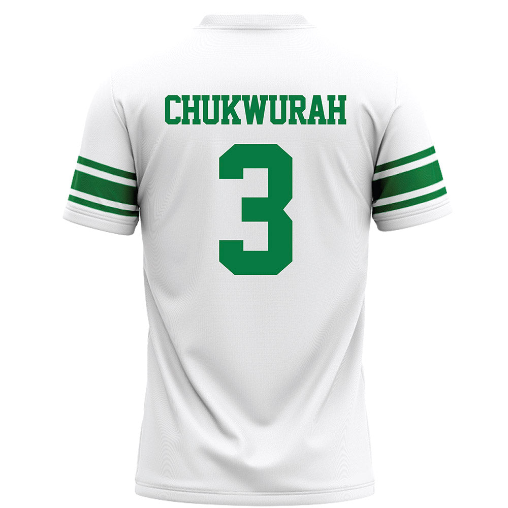 North Texas - NCAA Football : TJ Chukwurah - White Football Jersey-1