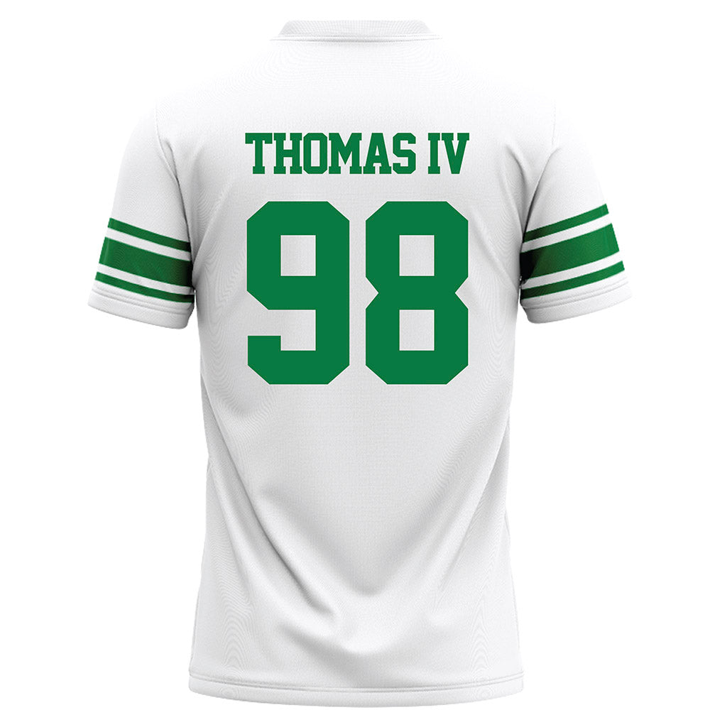 North Texas - NCAA Football : Curlee Thomas IV - White Football Jersey-1