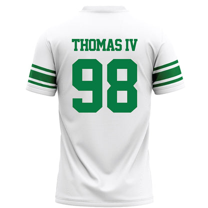 North Texas - NCAA Football : Curlee Thomas IV - White Football Jersey-1