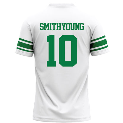 North Texas - NCAA Football : Patrick Smith-Young - White Football Jersey-1