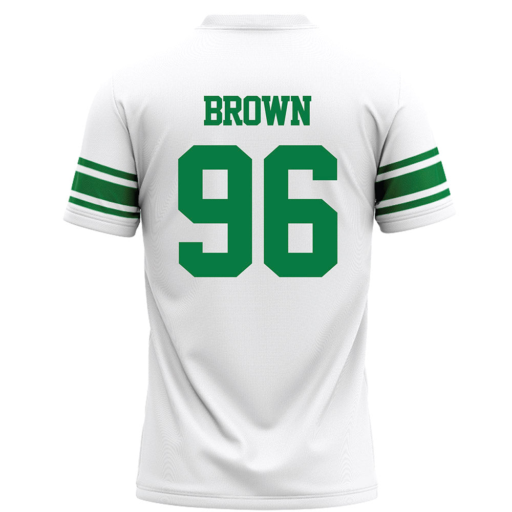North Texas - NCAA Football : Aj Brown - White Football Jersey-1