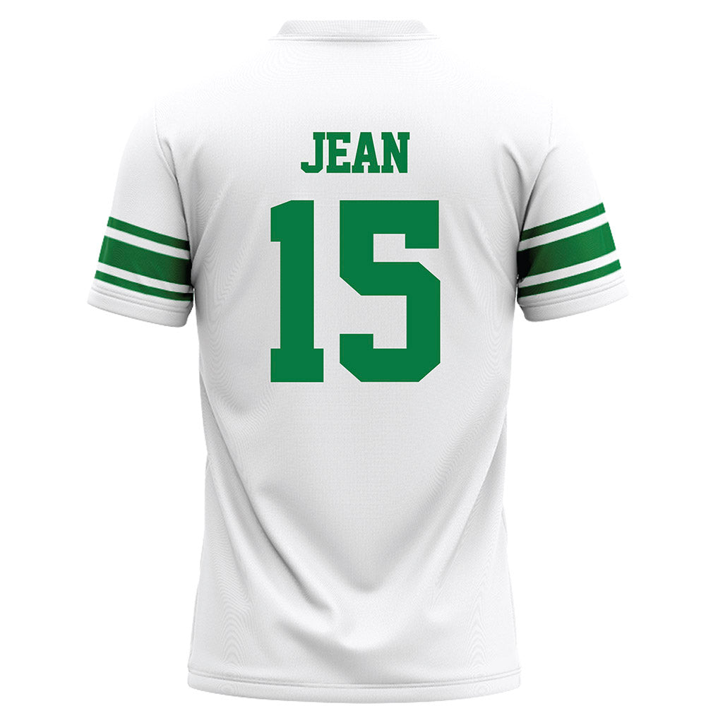 North Texas - NCAA Football : Andy Jean - White Football Jersey-1