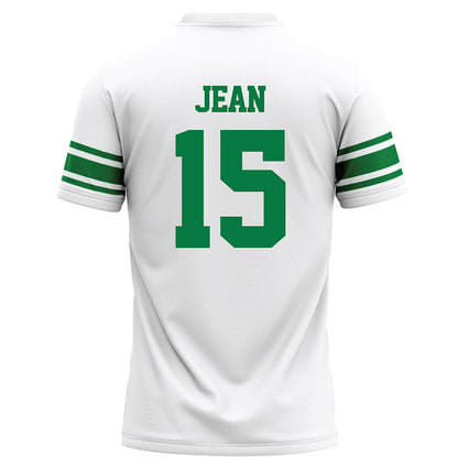 North Texas - NCAA Football : Andy Jean - White Football Jersey-1