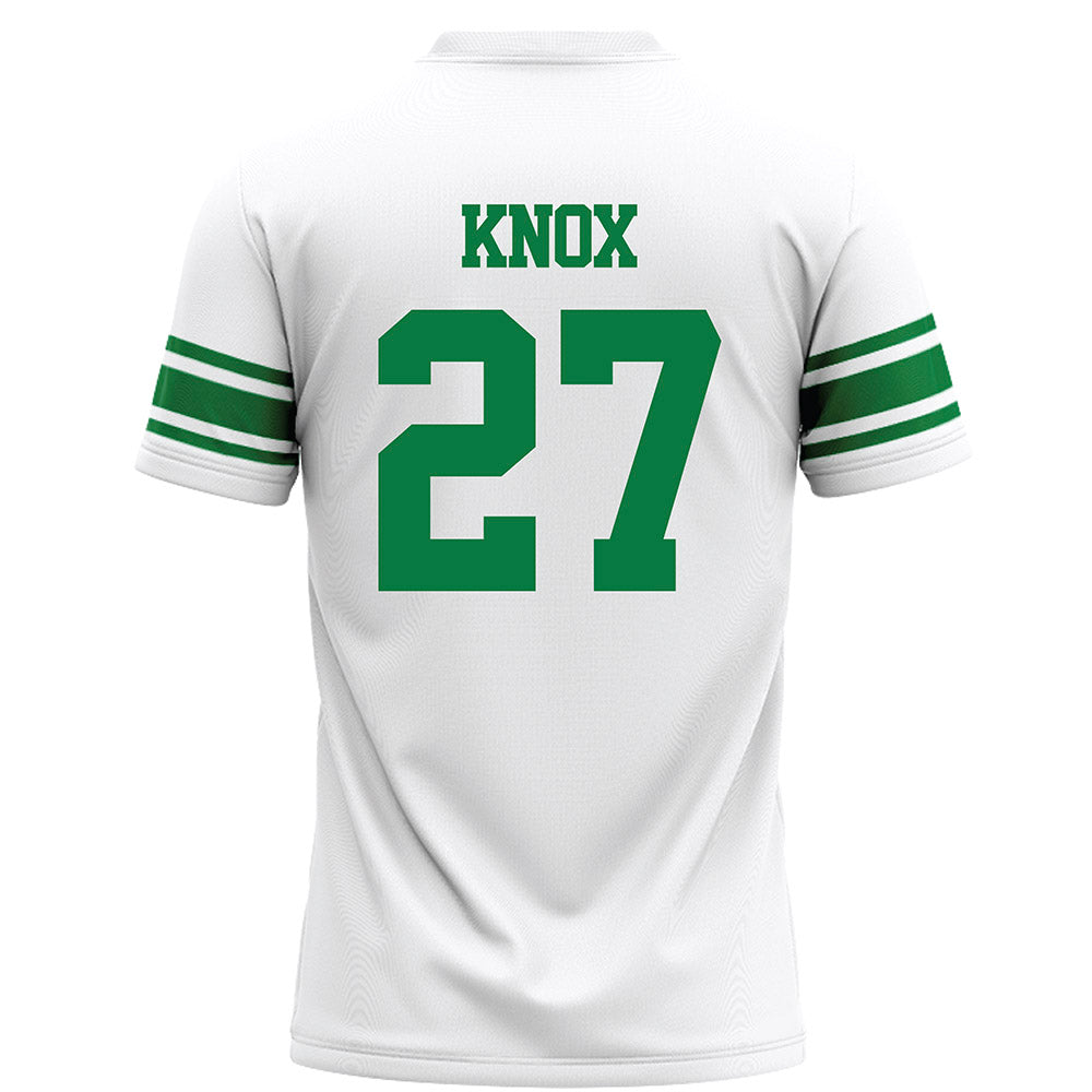 North Texas - NCAA Football : Julian Knox - White Football Jersey-1
