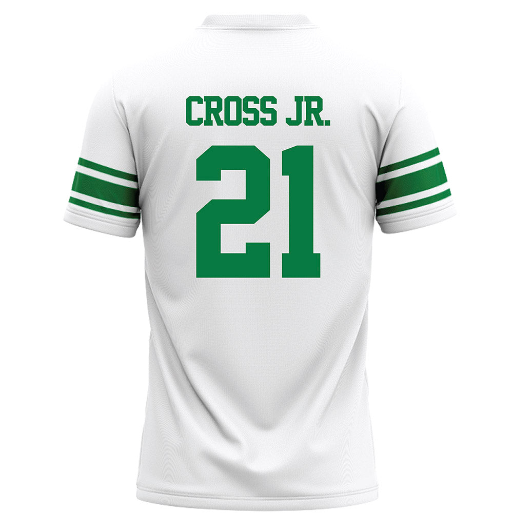 North Texas - NCAA Football : Jason Cross Jr. - White Football Jersey-1