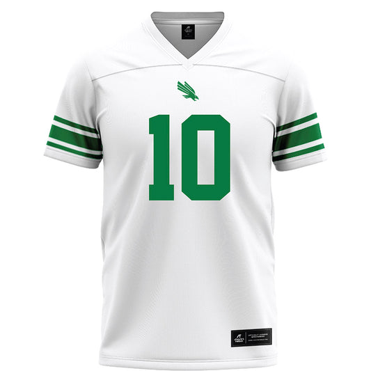 North Texas - NCAA Football : Patrick Smith-Young - White Football Jersey-0