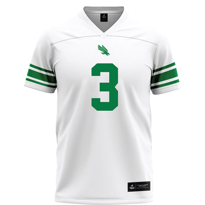 North Texas - NCAA Football : Zakye Barker - White Football Jersey-0