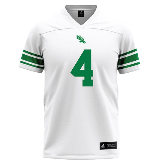 North Texas - NCAA Football : CJ Coombes - White Football Jersey-0