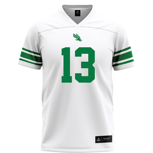 North Texas - NCAA Football : Graham Gillespie - White Football Jersey-0