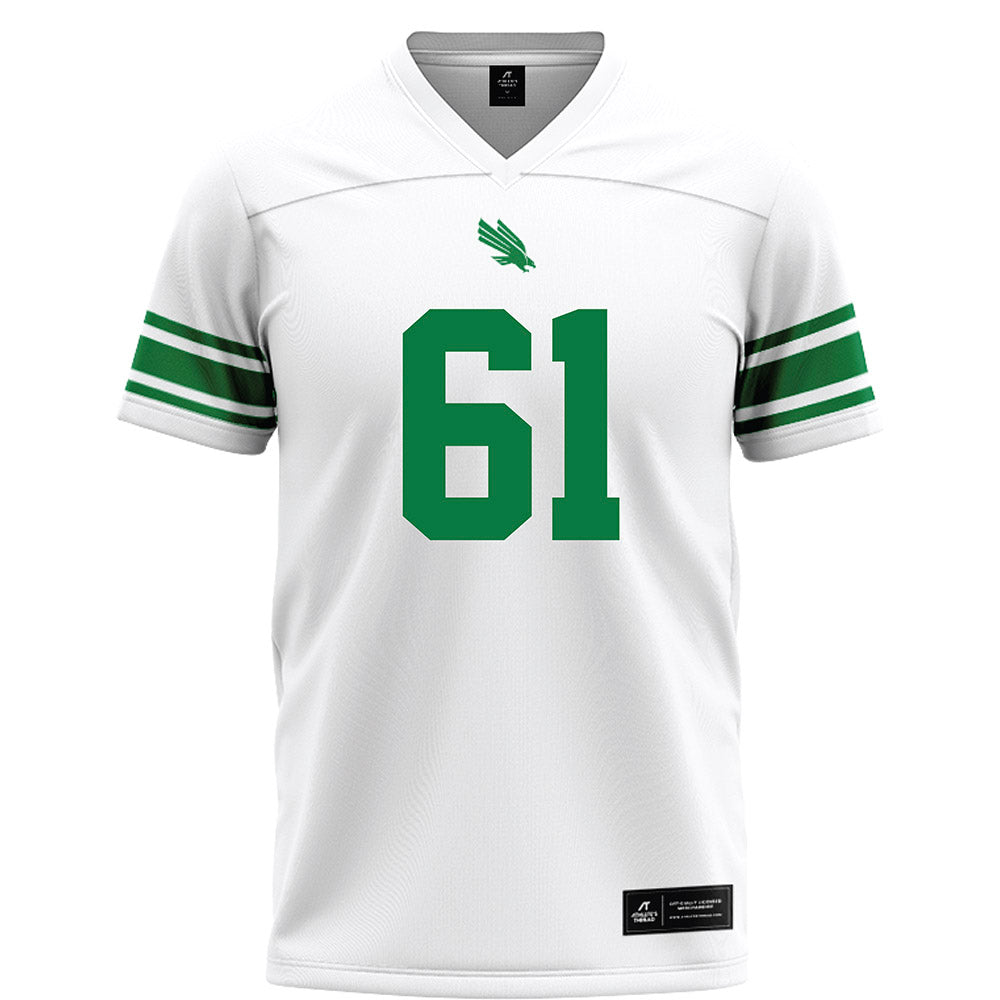 North Texas - NCAA Football : Drew Cunningham - White Football Jersey-0