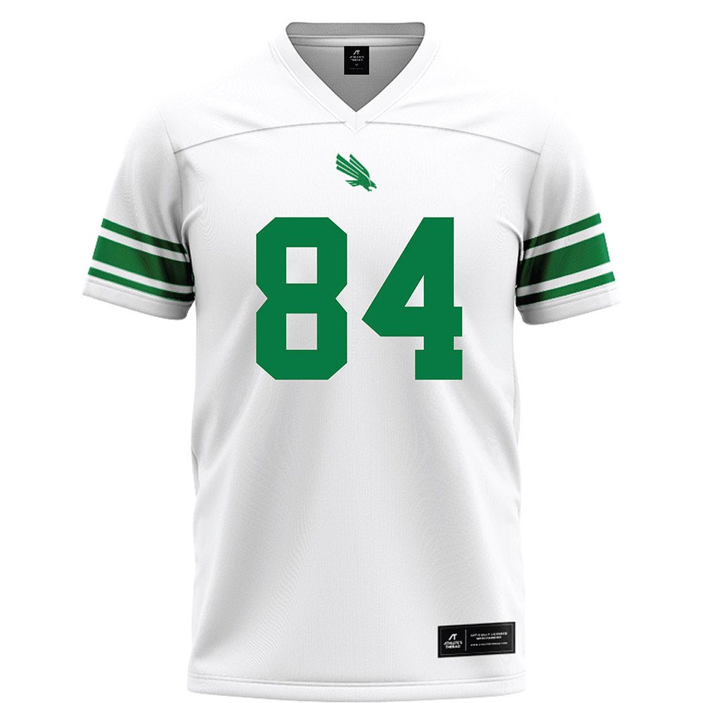 North Texas - NCAA Football : Jackson Muckelroy - White Football Jersey-0