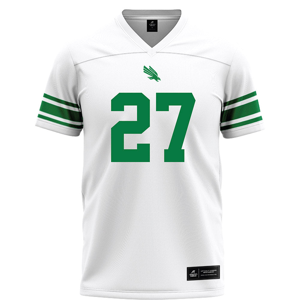 North Texas - NCAA Football : Julian Knox - White Football Jersey-0