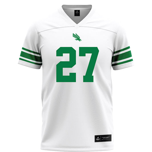 North Texas - NCAA Football : Julian Knox - White Football Jersey-0