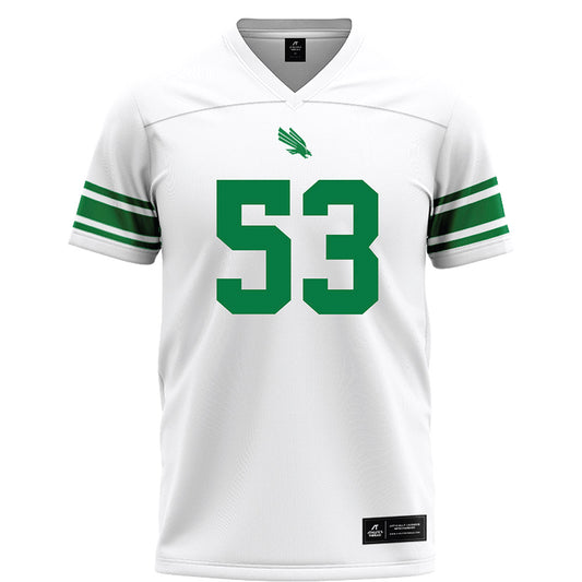 North Texas - NCAA Football : Dylan Shaw - White Football Jersey-0