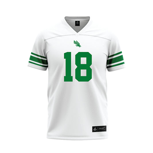 North Texas - NCAA Football : Lathon Latiolais - White Football Jersey-0