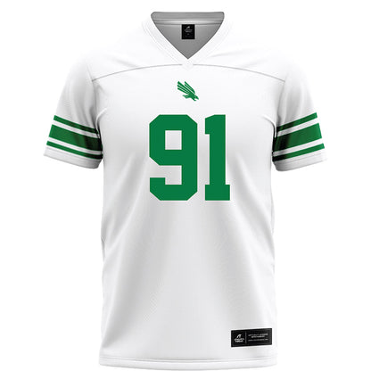 North Texas - NCAA Football : Davion Rhodes - White Football Jersey-0