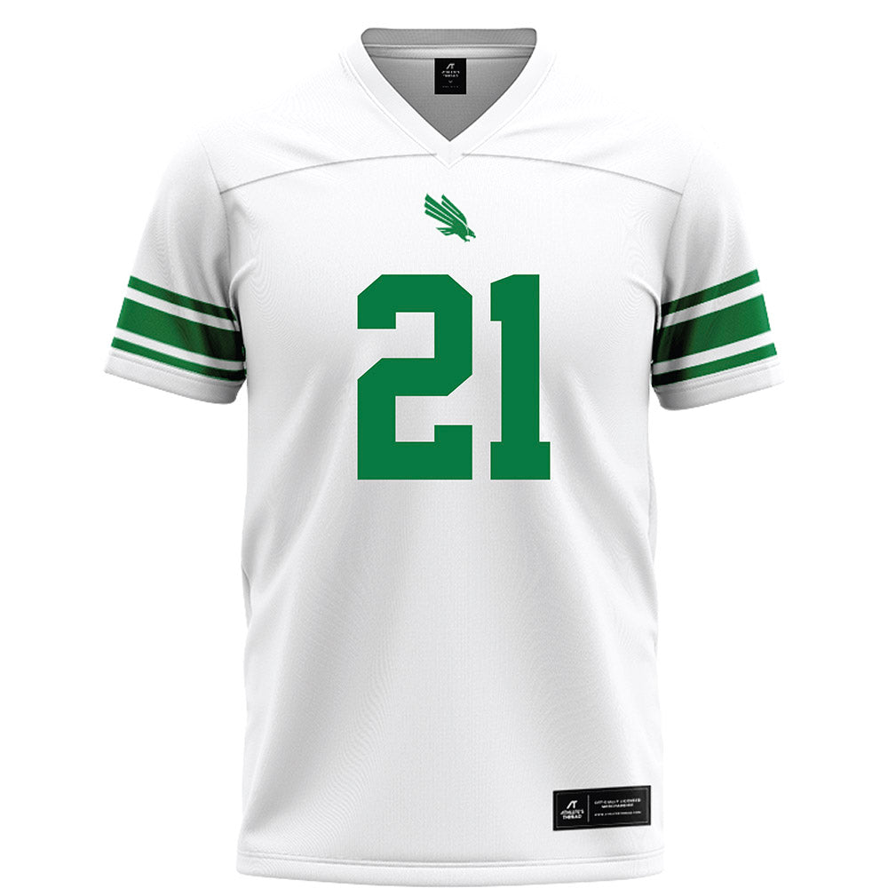 North Texas - NCAA Football : Jason Cross Jr. - White Football Jersey-0