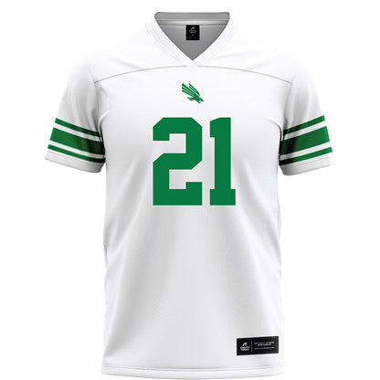 North Texas - NCAA Football : Jason Cross Jr. - White Football Jersey-0