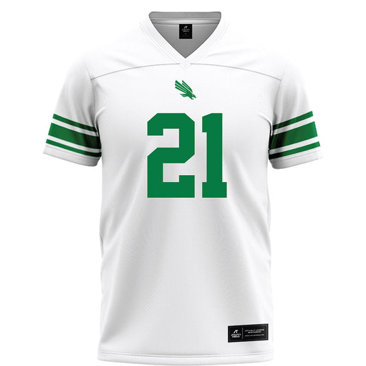 North Texas - NCAA Football : Jason Cross Jr. - White Football Jersey-0