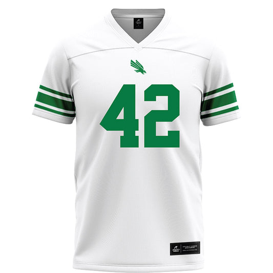 North Texas - NCAA Football : Brayden Knox - White Football Jersey-0