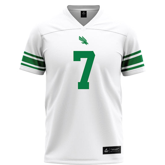 North Texas - NCAA Football : Aaron Alexander - White Football Jersey-0