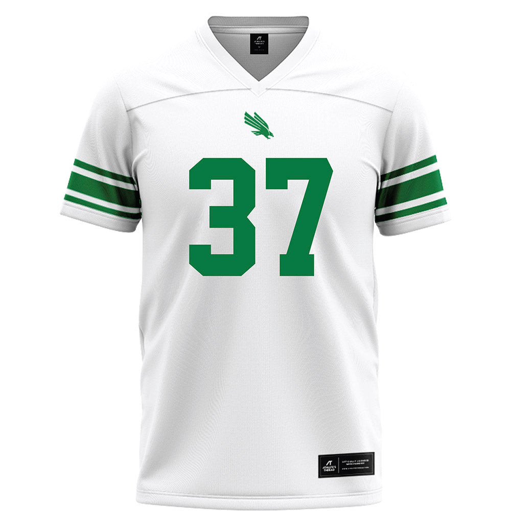 North Texas - NCAA Football : Ian Ratliff - White Football Jersey-0