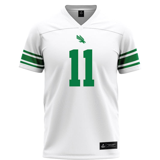North Texas - NCAA Football : Steven Curtis - White Football Jersey-0